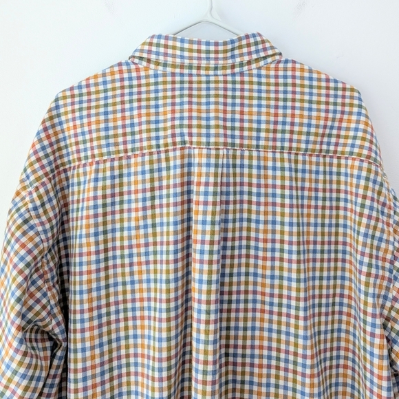 Viyella Men's Wool-blend Warm Plaid Button-Down Shirt Made In Canada ~ Size XXL - Picture 6 of 7
